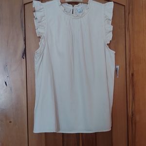 Old Navy ruffled sleeveless top